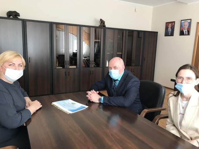Рабочая встреча с Главой Тобольского муниципального района Леонидом Митрюшкиным
