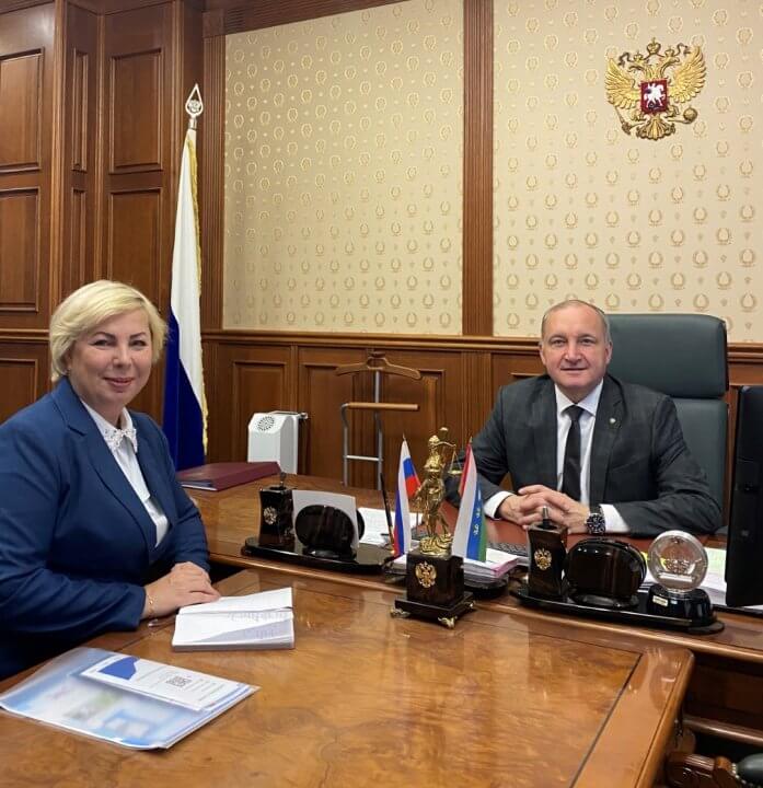 Встреча с председателем Тюменского областного суда Вячеславом Антроповым